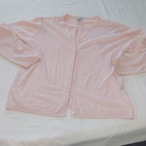 Ship And Shore  Pink Cardigan for Women.Size M